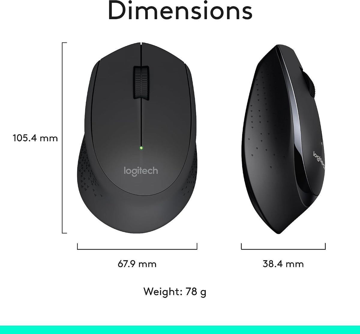 Logitech MK345 Keyboard and Mouse Combo — Black