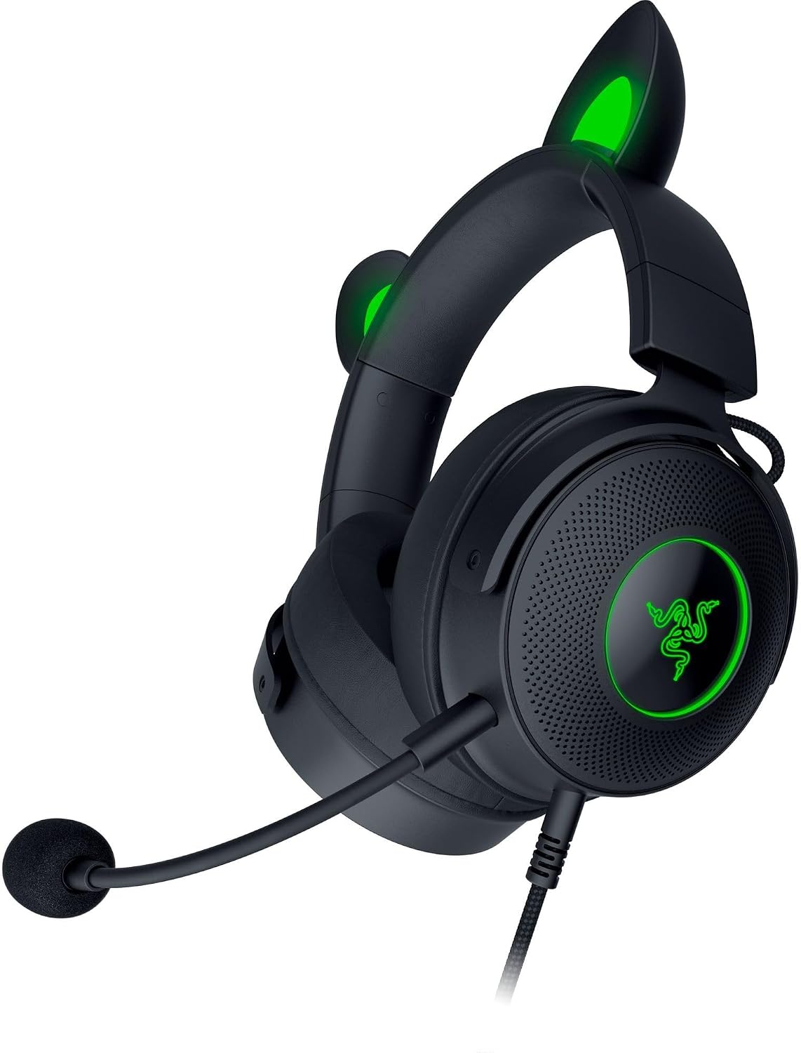 Razer Kraken Kitty V2 Pro Wired RGB Gaming Headset — Black — main product image
