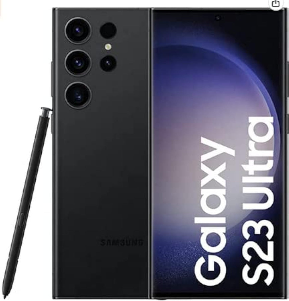 Samsung (Refurbished) Galaxy S23 Ultra, 8GB RAM 256GB Phantom Black, 5G Mobile Phone, Dual SIM, Android Smartphone