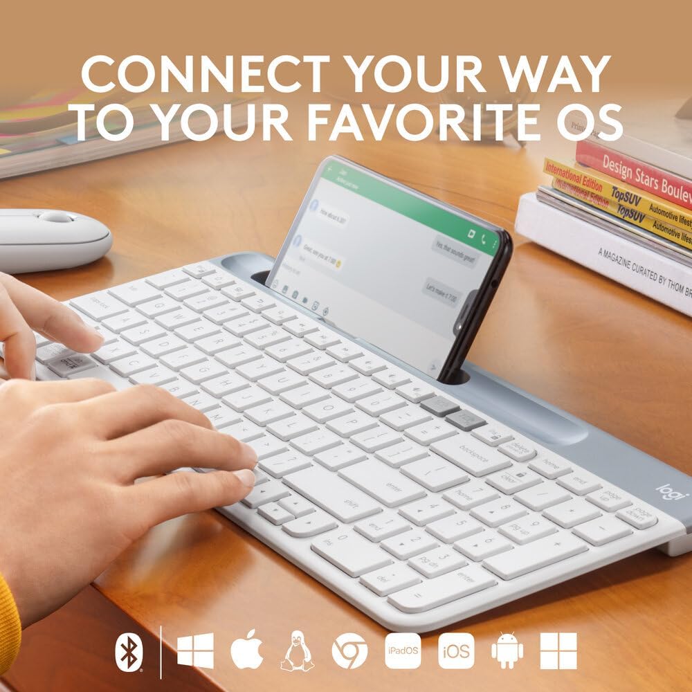 Logitech K580 Keyboard — White