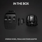 Logitech G920 Racing Wheel and Pedals — Black