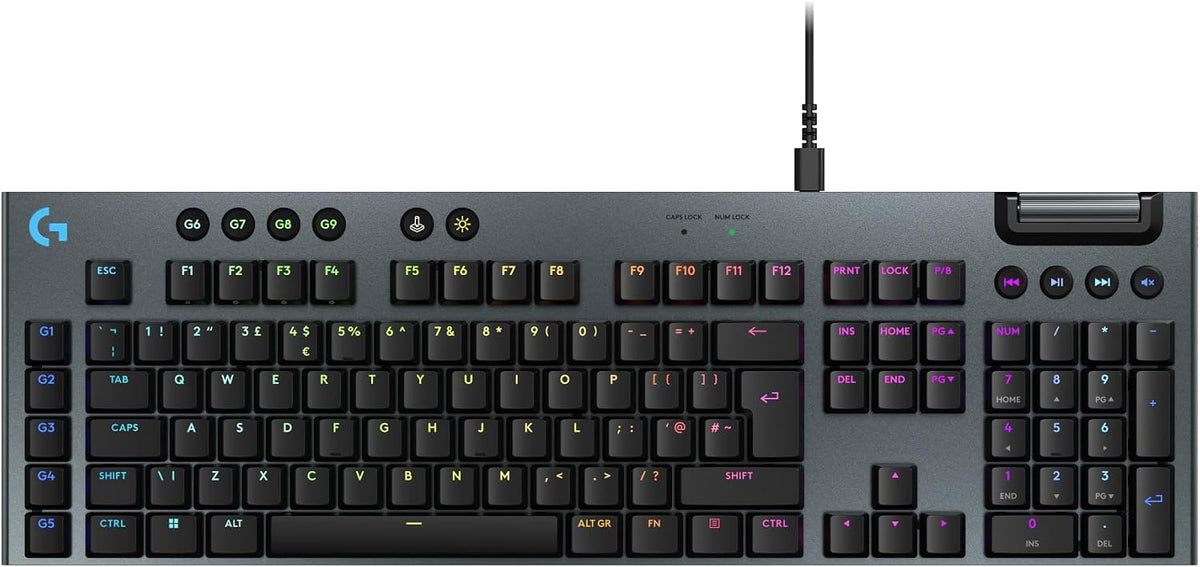 Logitech G915 X Wired Gaming Keyboard — Black