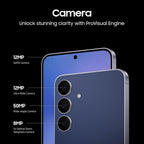 Samsung Galaxy S25 FE AI Phone, Icyblue, 8GB RAM, 256GB Storage, 50MP Camera, 6.7’’ Display, Slim & Lighter Design (UAE Version)