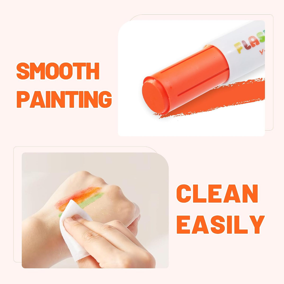 YPLUS FlashDry Paint Sticks — 12 Colours
