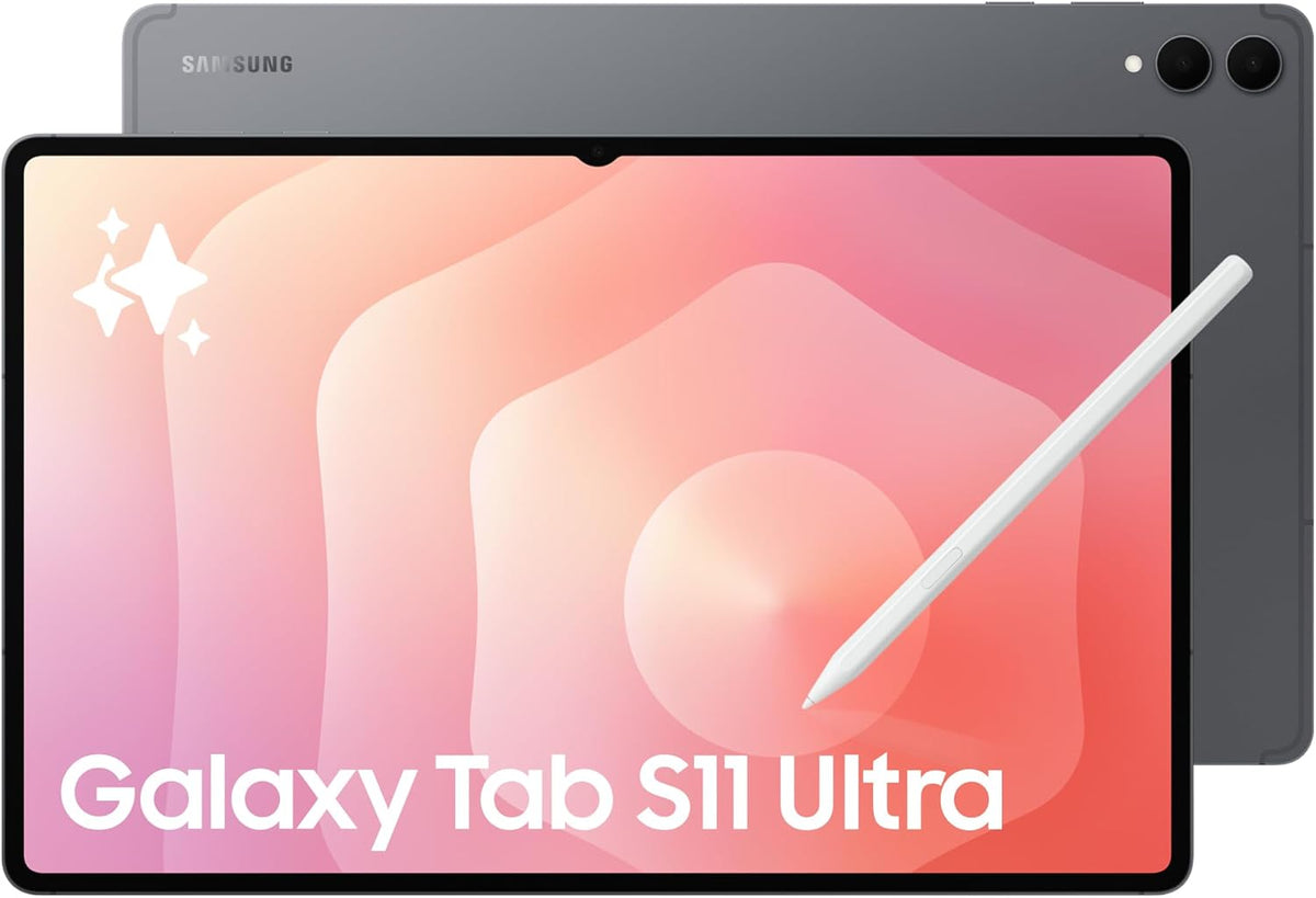 Samsung Galaxy Tab S11 Ultra, AI Tablet, Gray, 5G, 12GB RAM, 512GB Storage, Lightweight Design, Samsung Dex (UAE Version)