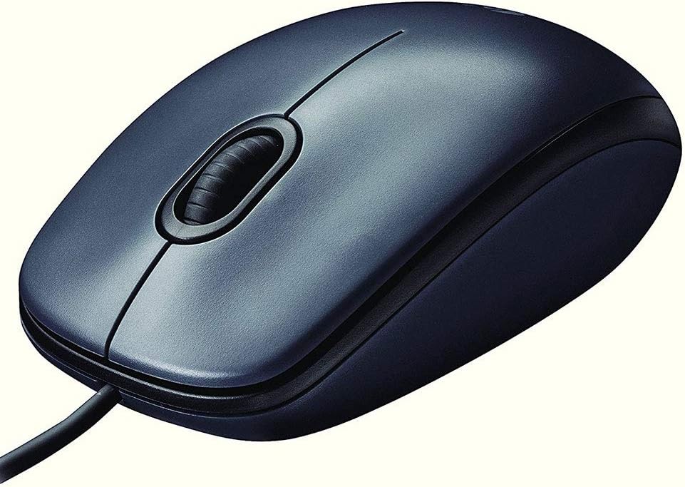 Logitech M90 Wired Mouse — Grey