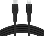 Belkin Silicone Cable Lightning to Type-C 1 Meter Black
