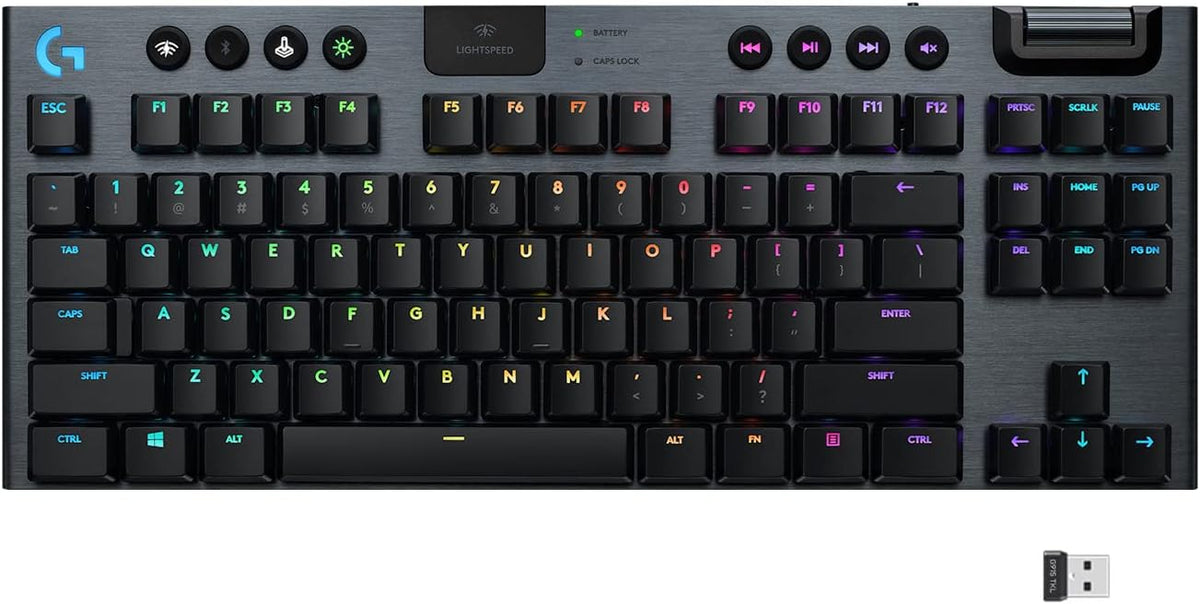 Logitech G915 TKL Wireless Gaming Keyboard — Black