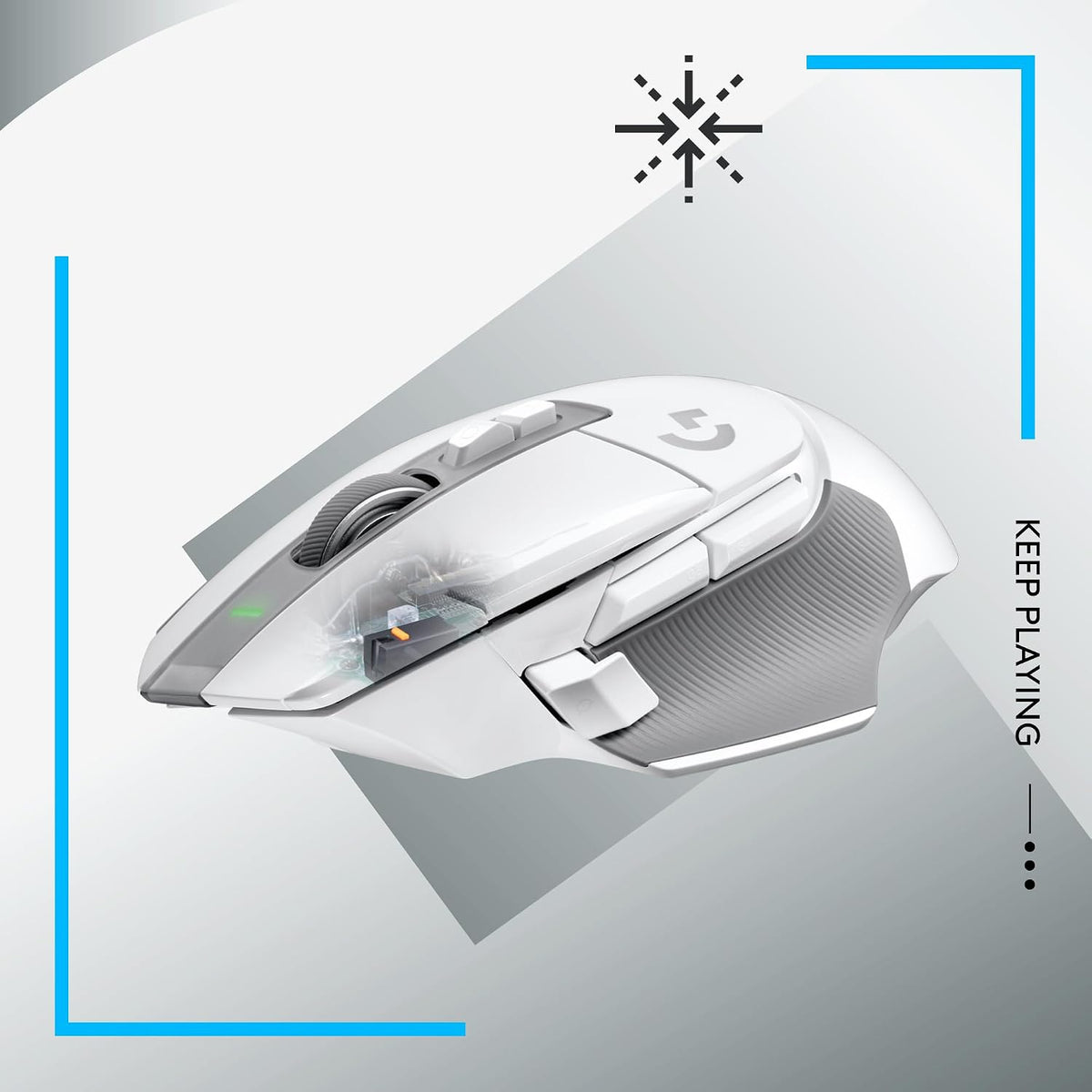 Logitech G502 X Wireless Gaming Mouse — White