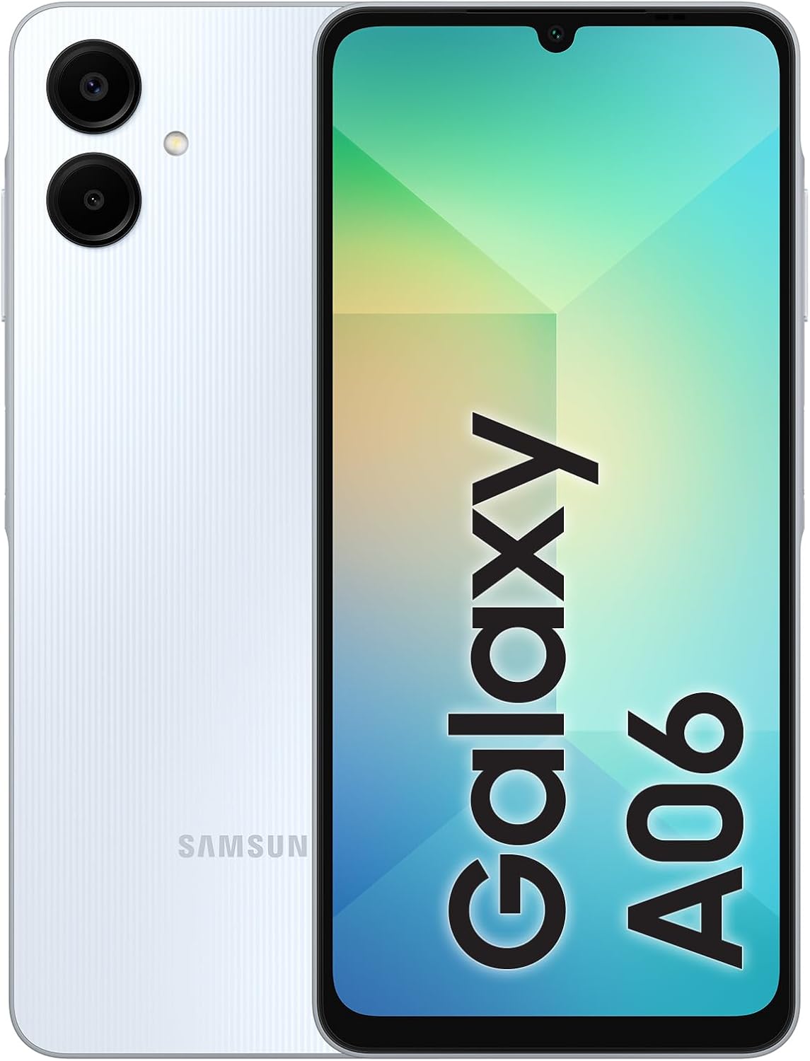 Samsung Galaxy A06 LTE, Android Smartphone, Dual SIM Mobile Phone, 4GB RAM, 128GB Storage, Light Blue (UAE Version)