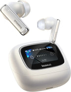 Baseus Bowie M2s Ultra Wireless Earbuds with Smart Touchscreen Case — White