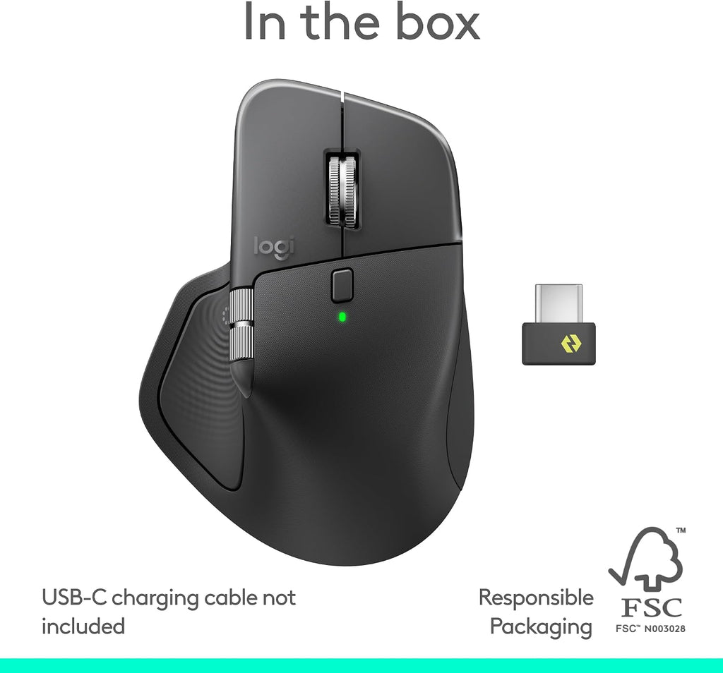 Logitech MX Keys S and MX Master 4 Combo — Graphite