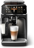 Philips 5400 Series Espresso Machine - Coffee Bean - LatteGo Milk Frother, 12 Coffee Specialities, Intuitive Display, 4 User Profiles, Black (EP5441/50) — Black