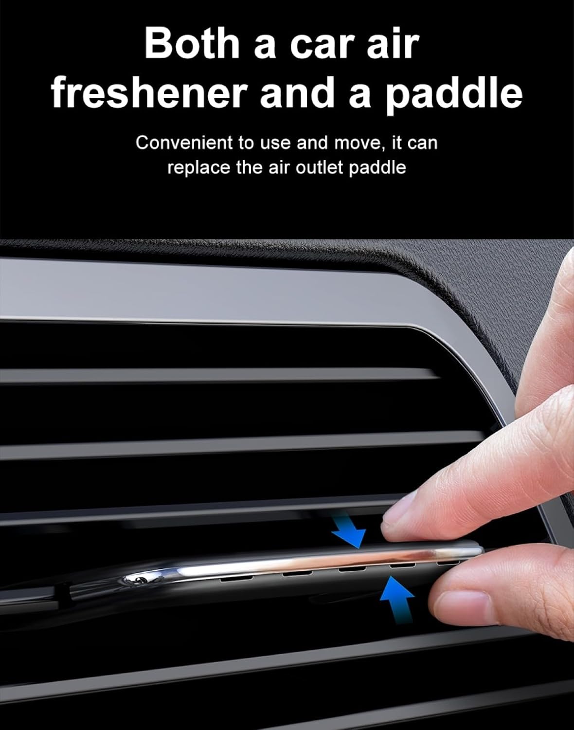 Baseus Car Air Freshener Aromatherapy Fragrance Diffuser Air Vent Non Alcoholic Solid Ultra Thin Paddle (6 pc of Fragrances Included in Box)