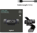 Logitech C920S Webcam — Black