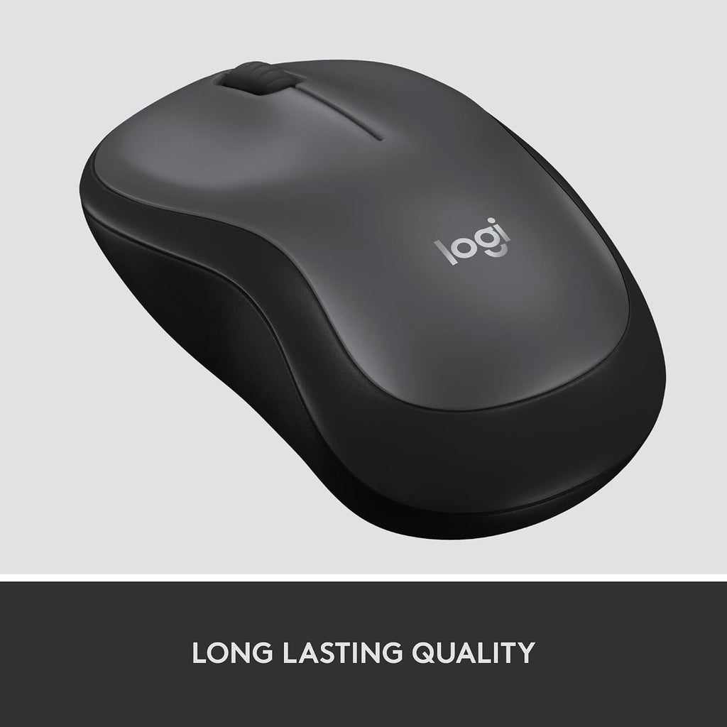 Logitech M220 Wireless Mouse — Grey