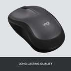 Logitech M220 Wireless Mouse — Grey