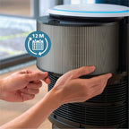 Philips Pre-Filter + NanoProtect HEPA + Active Carbon, 2 Pieces - FY3200/30 — black / white