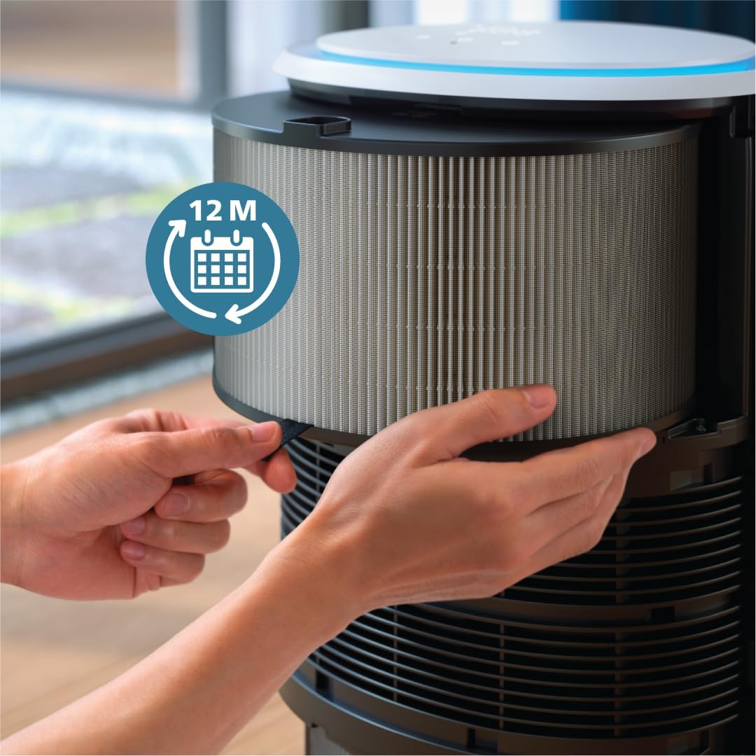 Philips Pre-Filter + NanoProtect HEPA + Active Carbon, 2 Pieces - FY3200/30 — black / white