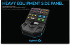 Logitech G Saitek Heavy Equipment Side Panel — Black