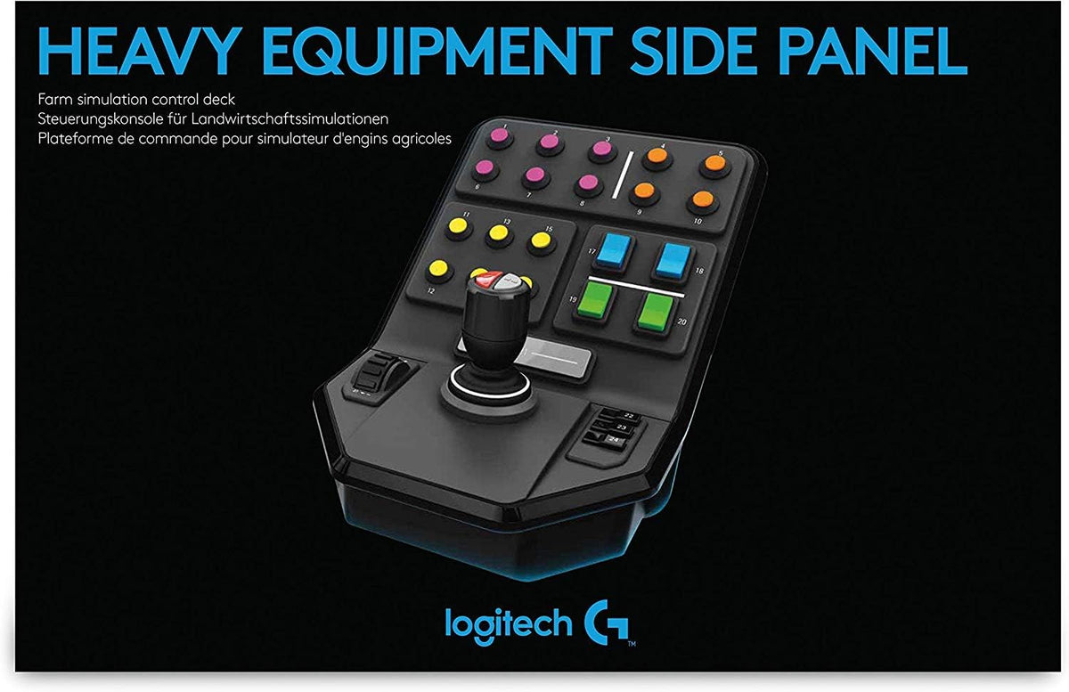 Logitech G Saitek Heavy Equipment Side Panel — Black