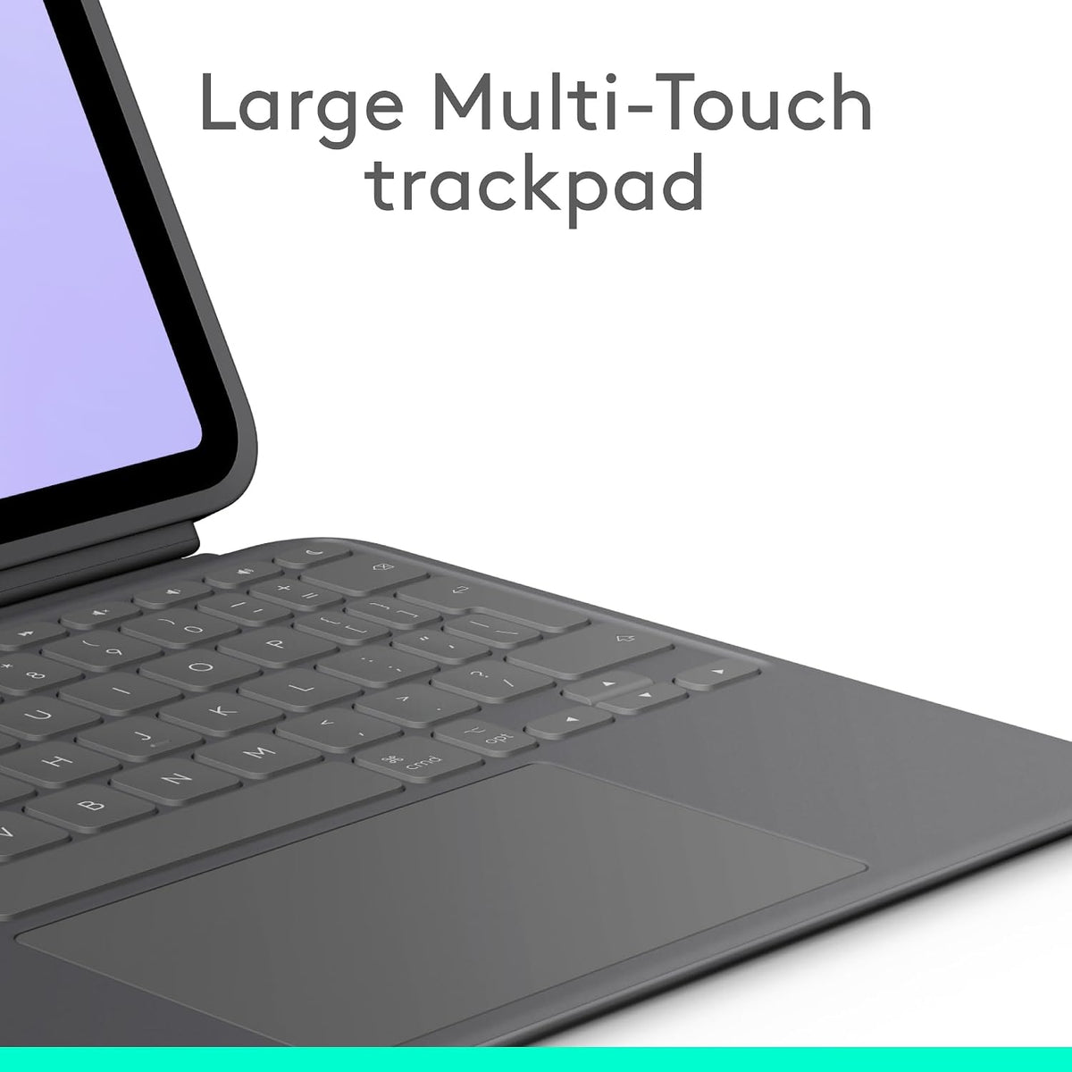 Logitech Combo Touch Keyboard Case for iPad Air 11-inch M2 / M3 / M4 and Air 5th Gen — Oxford Grey