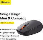 Baseus Mouse Tri-Mode Wireless Bluetooth for Laptop and Desktop PC A Simple Wireless Bluetooth Mouse — Modern — Grey