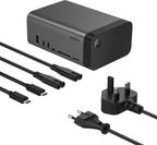 Belkin USB-C Hub, 11-in-1 Pro GaN Dock 150W, Multi-Port Docking Station w/USB-C, USB-A, Ethernet, SD, MicroSD, 3.5mm Port, 4K HDMI Ports for Triple Monitor Display - Compatible w/MacBook Pro & More