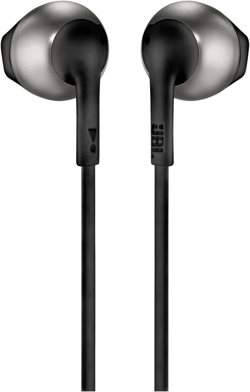 JBL T205 Wired In-Ear Headphones — Black