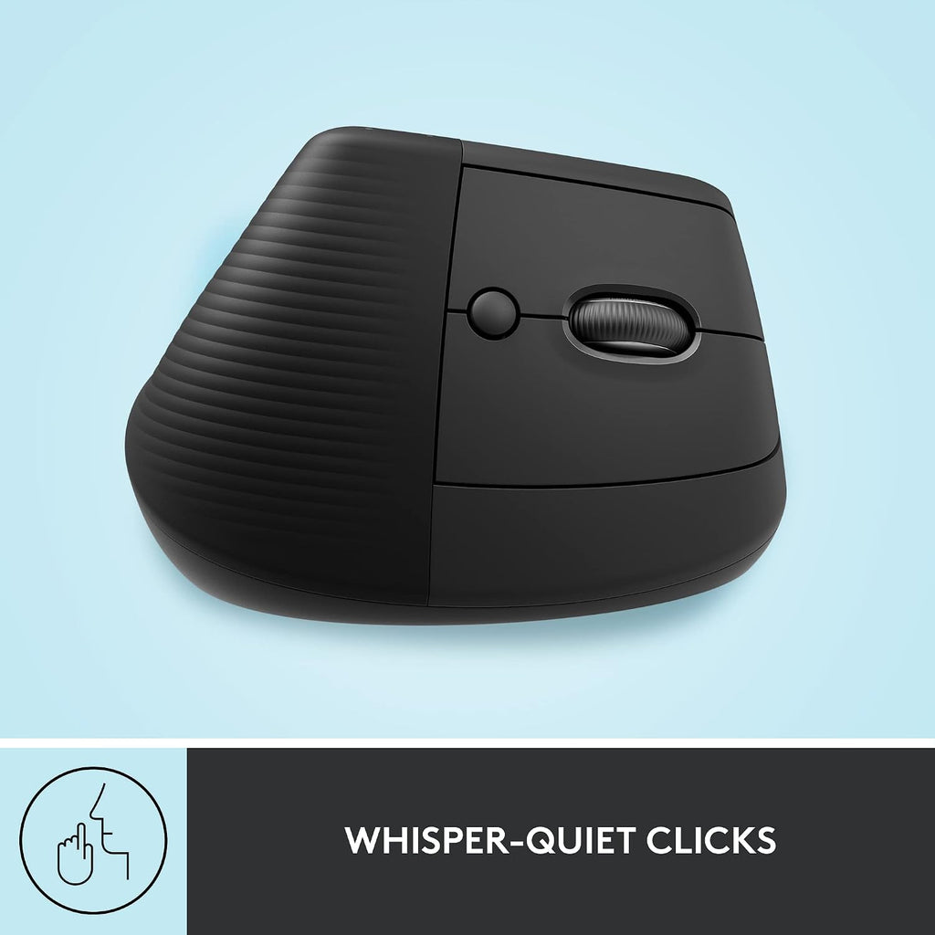 Logitech Lift Vertical Wireless Mouse — Graphite