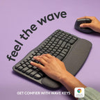 Logitech Wave Keys Keyboard — Graphite
