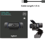 Logitech C920S Webcam — Black