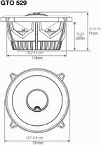 JBL GTO609C 6.5-Inch Component Car Speaker System — Black
