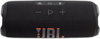 JBL Flip 7 with gSport Carbon Fiber Case — Black