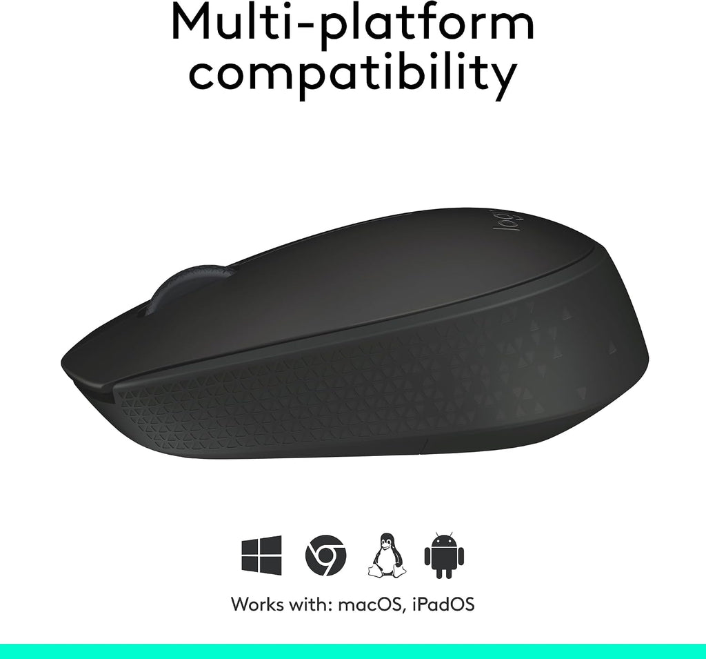 Logitech M171 Wireless Mouse — Black