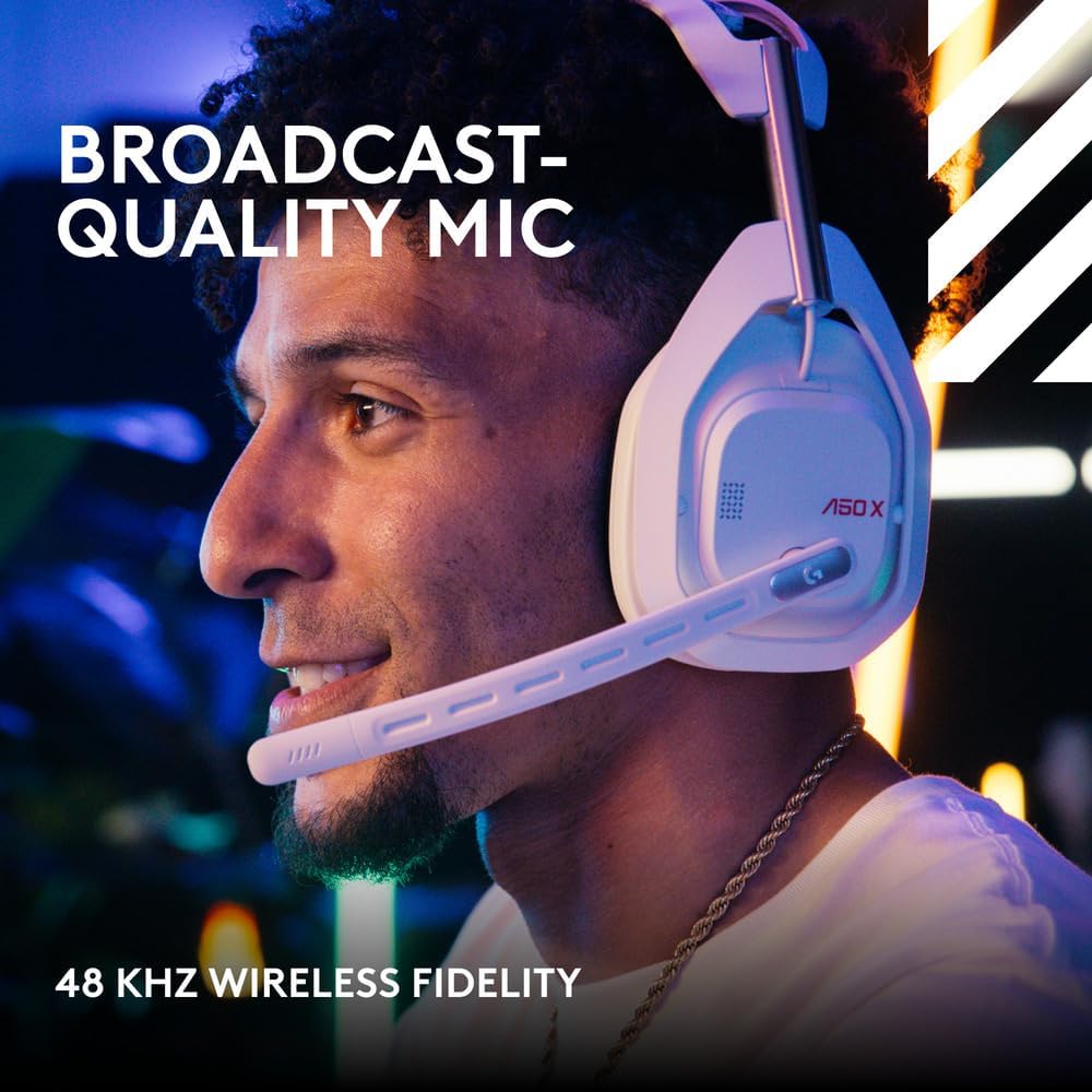 Logitech G ASTRO A50 X Gaming Headset — White
