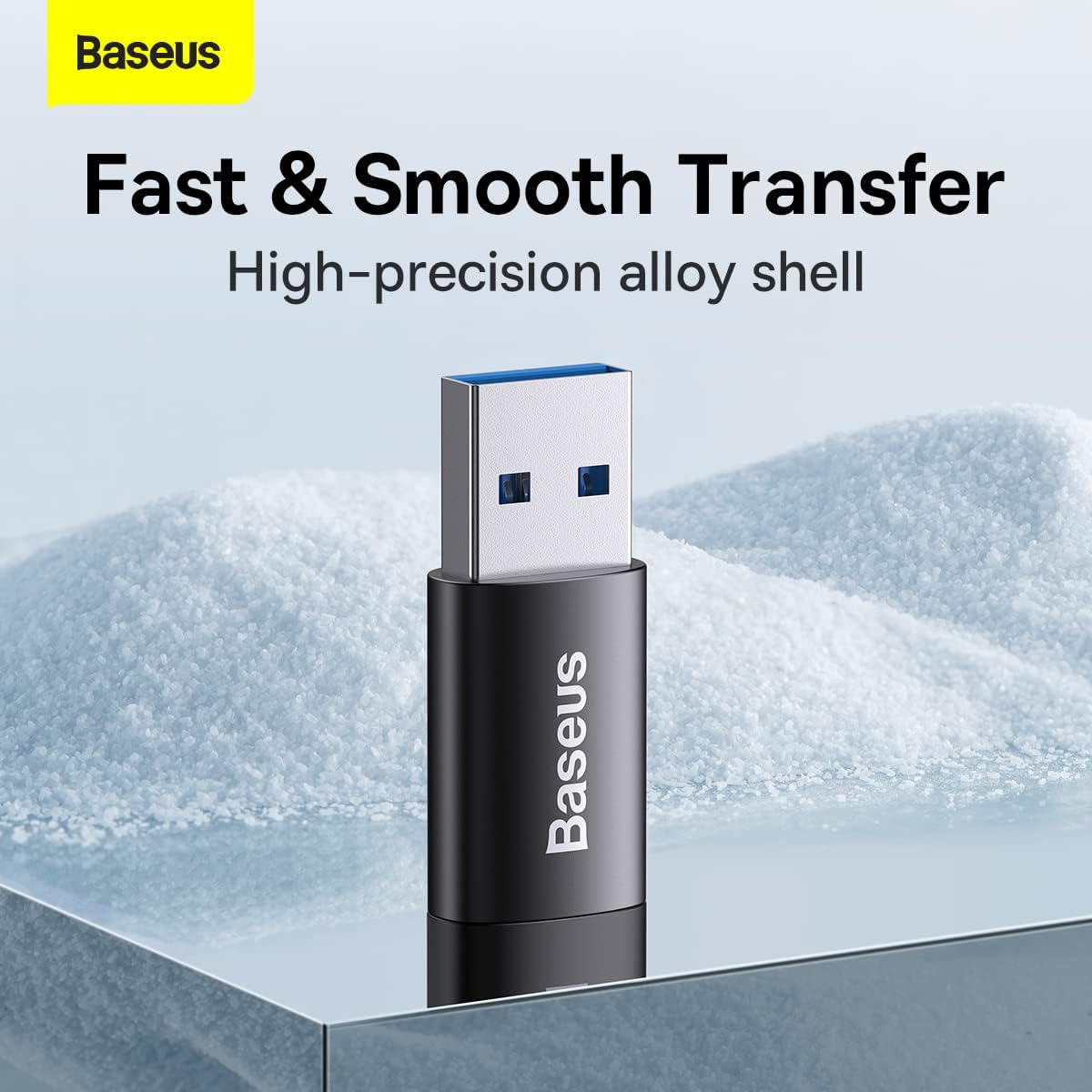 Baseus USB C to USB 3.1 Adapter USB C Female to USB Male Adapter USB C Adapter 10Gbps — Black