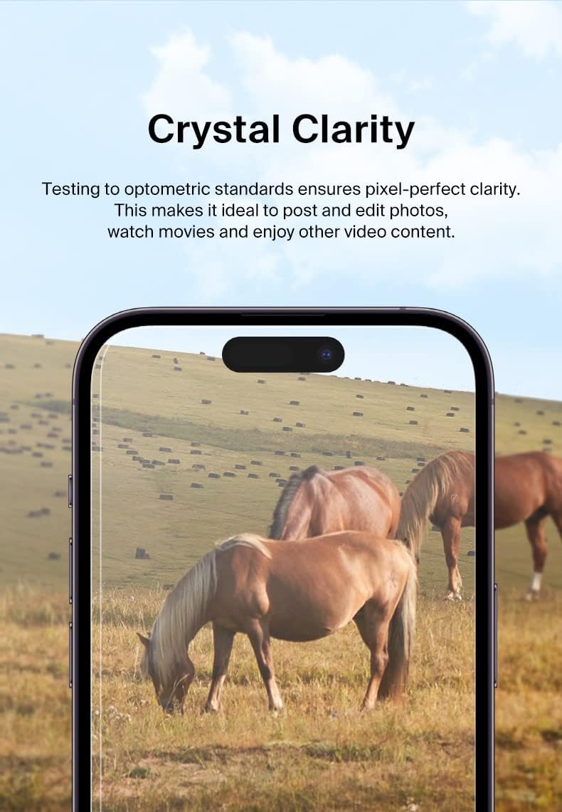 Belkin Iphone 13 Pro Max 4-Pack Screen Protector Temperedglass, Easy Application Bubble Free With Included Guide Stickers