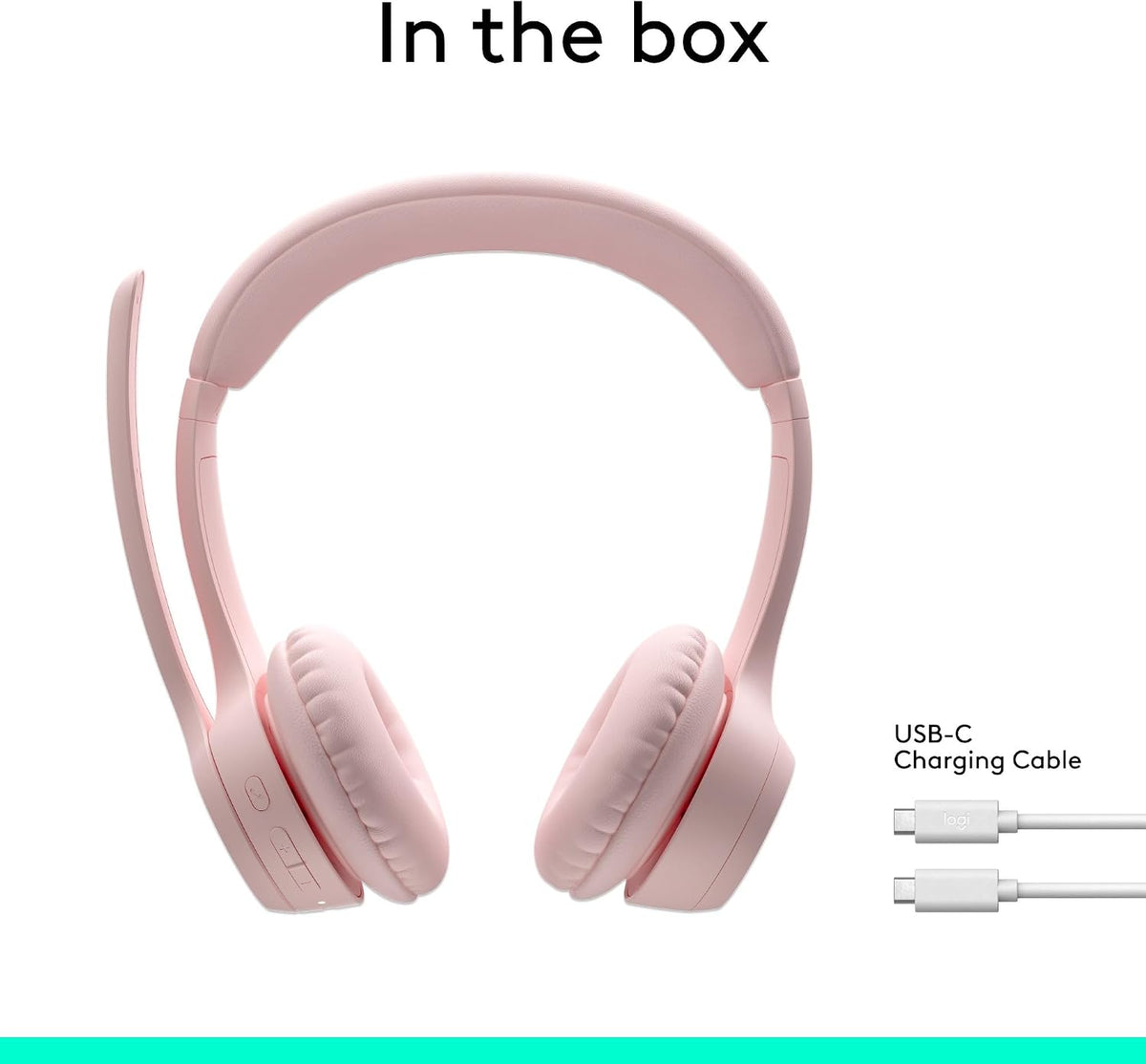 Logitech Zone 300 Headset — Rose
