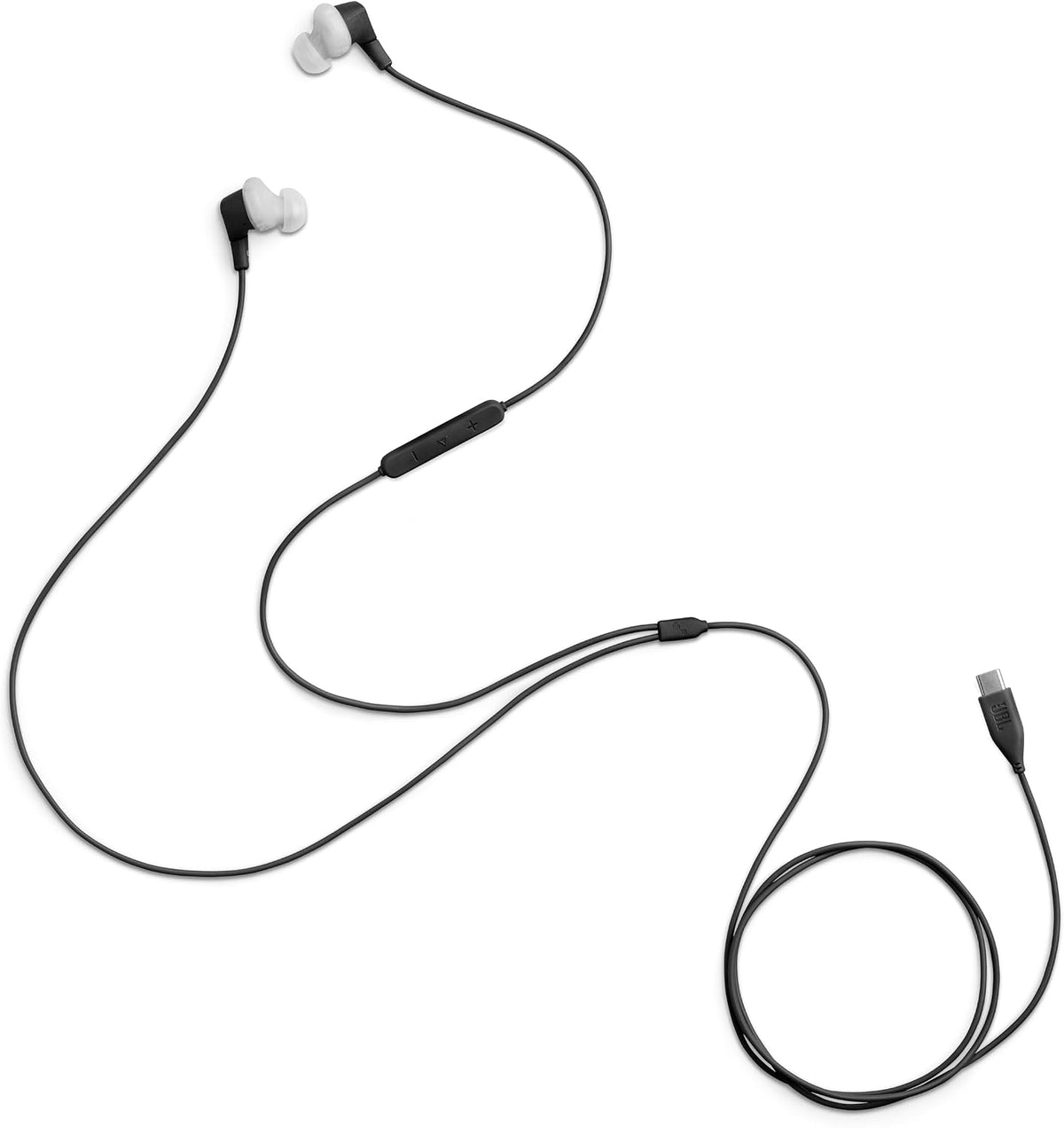 JBL Endurance Run 3C USB-C Sports Earphones — Black/Grey