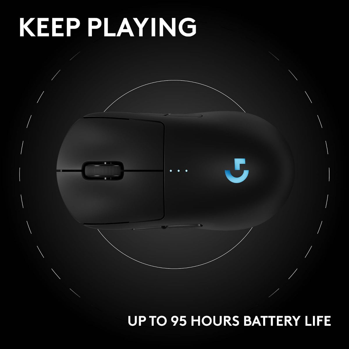 Logitech G PRO 2 LIGHTSPEED Gaming Mouse — Black