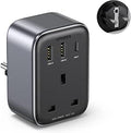UGREEN 4-in-1 Travel Charger UK Adapter Accepts Devices with 30W USB Ports