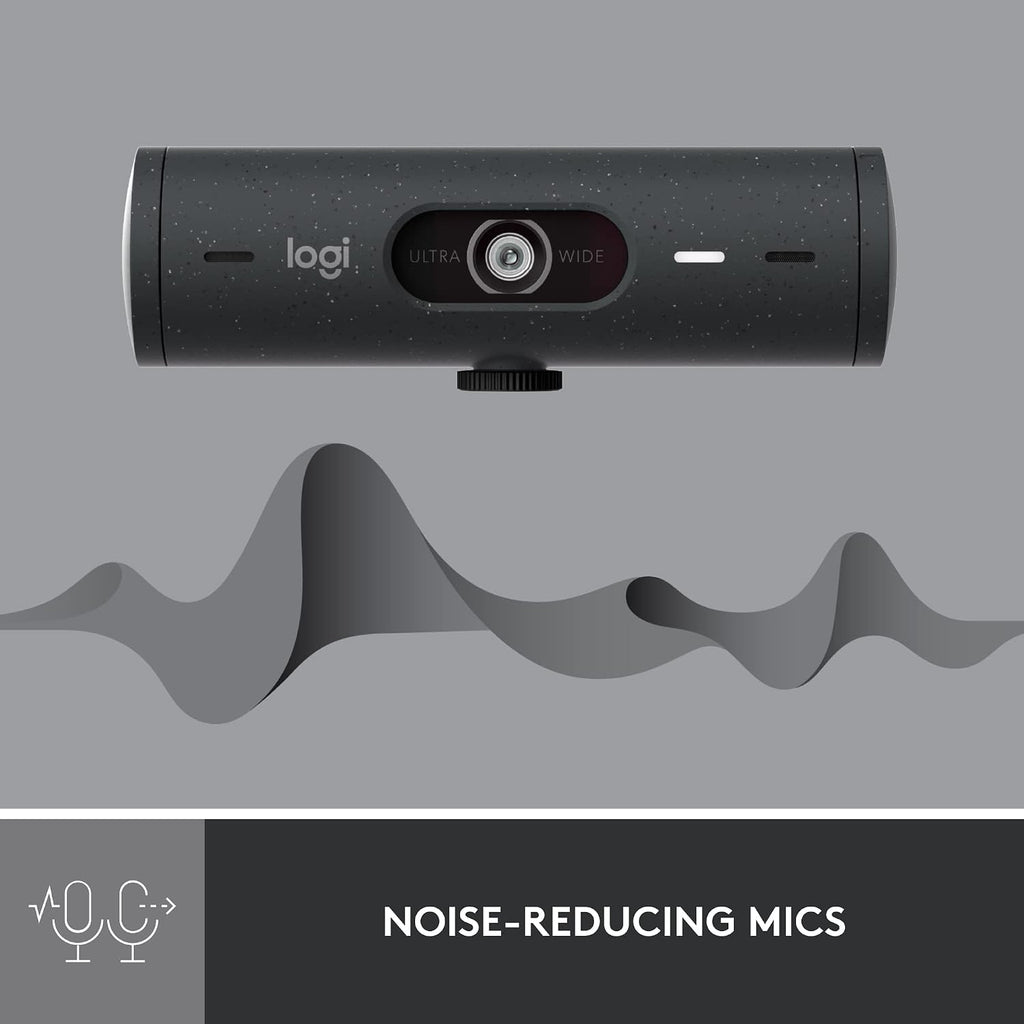 Logitech BRIO 500 Webcam — Graphite