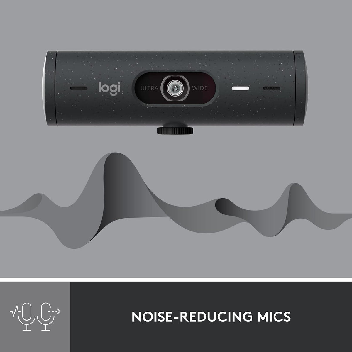 Logitech BRIO 500 Webcam — Graphite