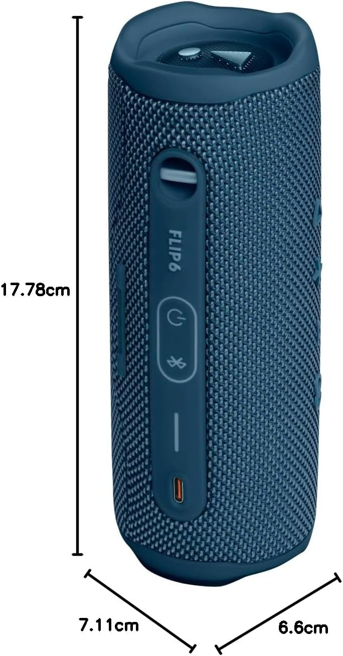JBL Flip 6 Portable Bluetooth Speaker — Blue