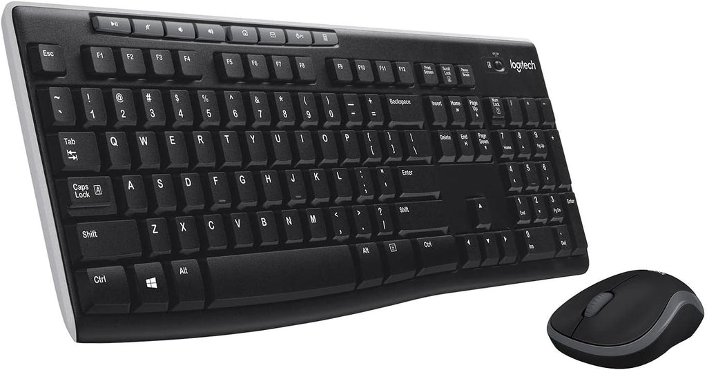 Logitech MK270 Keyboard and Mouse Combo — Black