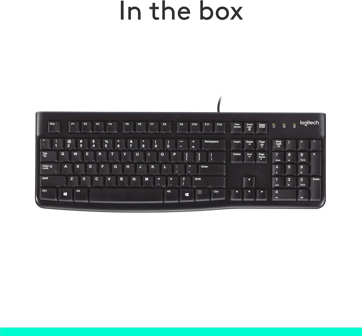 Logitech K120 for Business Keyboard — Black