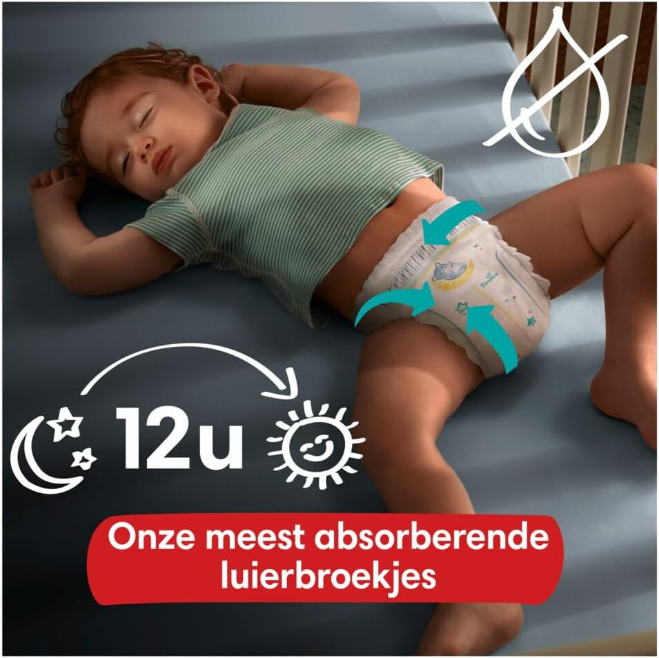 Pampers - Baby Dry Night Pants - Size 5 - Small Pack - 35 Pieces - 12/17 kg