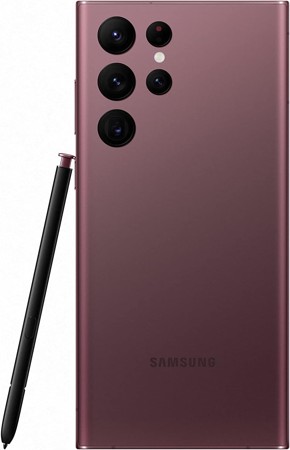 Mobile Phone Galaxy S22ULT 5G/256GB Burg. SM-S908B SAMSUNG, Red