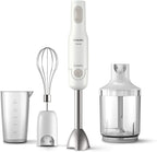 Philips Hand Blender 700W, With XL Chopper Whisk & Beaker, 2 Speeds — white